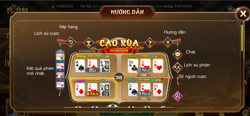 Cách chơi game Cào Rùa tại Iwin86
