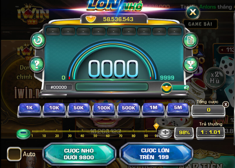 Luật chơi Game Lớn Nhỏ tại Iwin86 