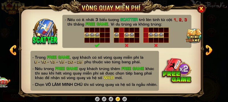 Vòng quay miễn phí