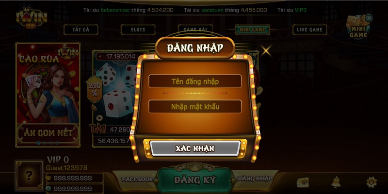 Cách tham gia vào phúc mã đường Iwin đơn giản