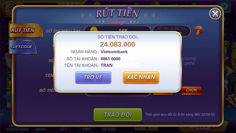 Hướng dẫn rút tiền tài xỉu nhanh chóng