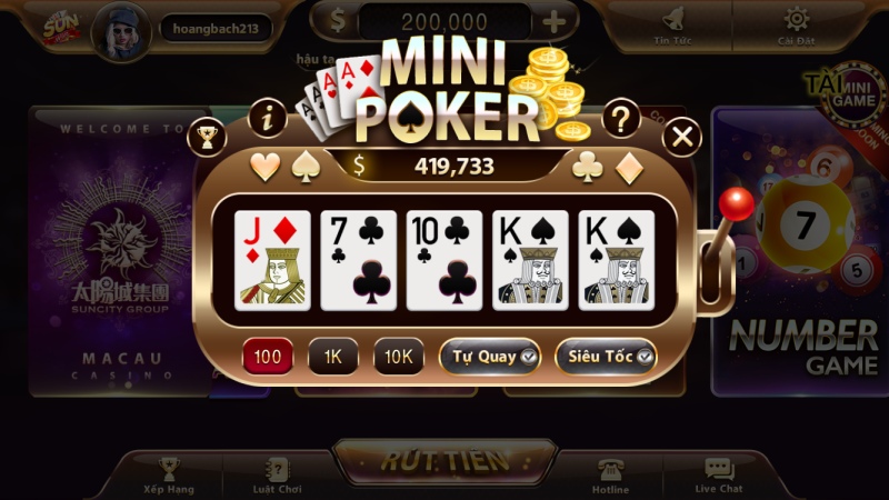 Mini Poker tại Iwin là game gì?